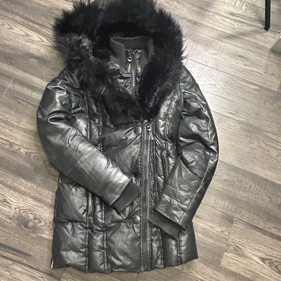 rudsak atelier noir xs black down winter parka jacket - Picture 8 of 11